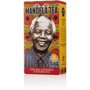 Mandela Tea - Biologische Honeybush Rooibos - 12 Doosjes - 240 Zakjes Biologische Thee Totaal - Voor De Theeliefhebber