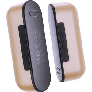 Elektrische Handwarmer - UT2s Ocoopa UnionTwin GOLD - 14 u warmte (35-55C°) - Premium 2-delig Magnetisch Design - 2in1 Powerbank (2x 5000 mAh) - Herbruikbare Handwarmers - Oplaadbare Handverwarmer - TikTok - iPhone - Samsung - Powerbank