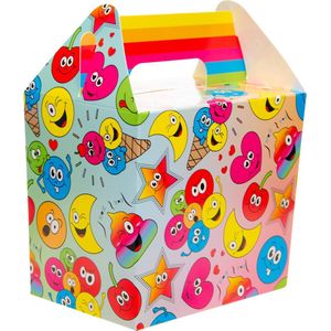 Traktatiedoosjes Smiley 12 STUKS - Traktatiedoos - Cadeauverpakking - Geschenkdoos - 14X9.5X12CM