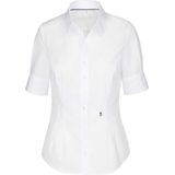 Seidensticker Women´s Blouse Slim Fit Short Sleeve SN080614 - White - 44