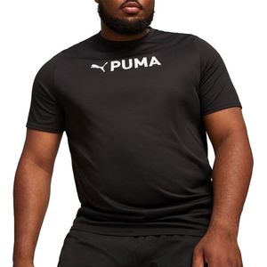 PUMA Fit Ultrabreathe Tee Heren Sportshirt - Zwart - Maat L