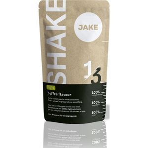 Jake koffie Light 40 Maaltijden - Vegan Maaltijdvervanger - Poeder Maaltijdshake - Plantaardig, Rijk aan voedingsstoffen, Veel Eiwitten - Shakes