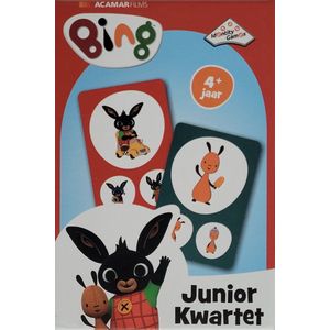 Bing Kwartet - Junior kwartet - Kwartetspel voor kleuters vanaf 4 jaar - Bing en zijn vriendjes