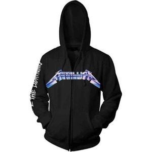 Metallica Vest met capuchon -M- Ride The Lightning Zwart