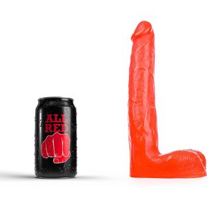 All Red Dildo 21 x 3,5 cm - rood