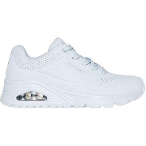 Skechers - Street Uno - Sneakers - Imitatieleer - Zwart