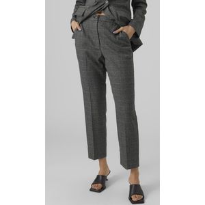 Vero Moda Broek Vmmila Hr Tapered Check Pant 10291911 Black Dames Maat - W42 X L32