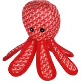 Flamingo Strong Stuff - Speelgoed Honden - Hs Strong Stuff Octopus Rood 23,5cm - 1st