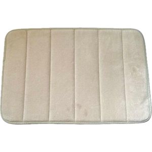 EP Goods - Luxe Douchemat - Badmat - Badkamer tapijt - Antislip - Wc mat - Water absorberend - 50x80cm - Wit