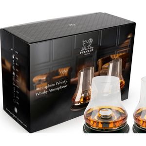 Peugeot Atmosphere Geschenkset Whisky - 2 Whiskyglazen En Koelbasis