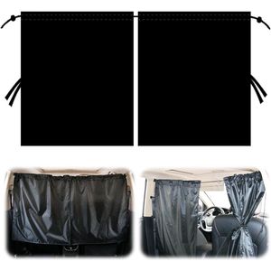 Afscheidingsgordijnen voor achterruit - zonwering - 1 stuk - 140 x 80 cm