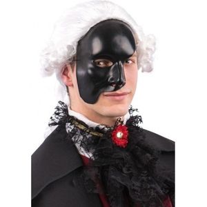 Partychimp Half Gezichtsmasker - Zwart