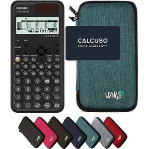 CALCUSO Basispakket turkoois met Rekenmachine Casio FX-991DE CW ClassWiz