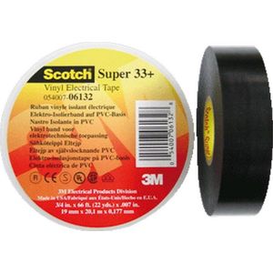 Scotch SUPER33+-19X33 Isolatietape Scotch Zwart (l x b) 33 m x 19 mm