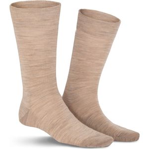 Kunert WOOL CARE Heren Sokken - Beige-mel. - Maat 47/50