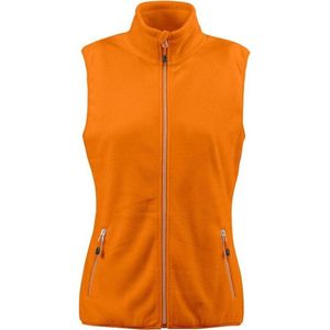 Printer Sideflip Lady Fleece Vest Bright orang XXL