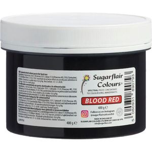 Sugarflair Spectral Concentrated Paste Colours Voedingskleurstof Pasta - Blood Red - 400g