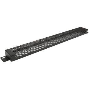 Penn Elcom R1287/1Uk securitycover, staal, 1 HE, geperforeerd