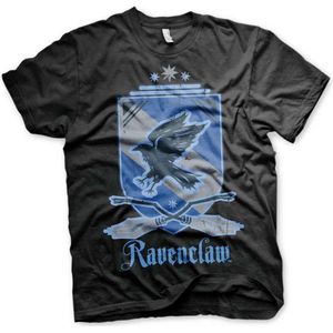 Harry Potter Heren Tshirt -XL- Ravenclaw Zwart