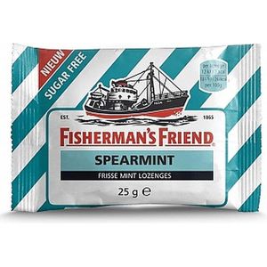 Fisherman's Friend | Spearmint Frisse Mint Turquoise/Wit | 24 x 25gr