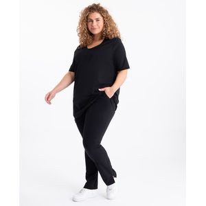 Broek Zwart van Je m'appelle - Travelstof- Maat 52