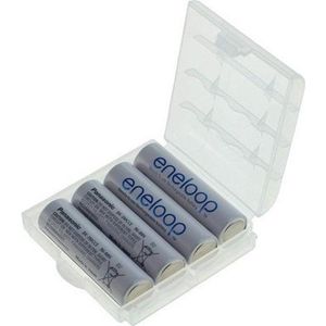 4 stuks bulk AA HR6 R6 Panasonic Eneloop Oplaadbare Batterijen - Penlite AA formaat