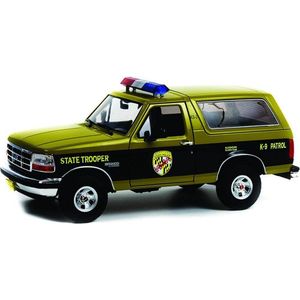 Ford Bronco Maryland State Police 1996 Green