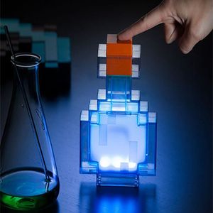 Minecraft fles Lamp - USB Oplaadbaar-Nachtlamp met kleur veranderen