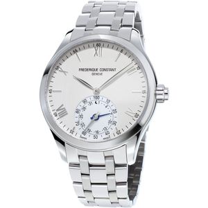 Frédérique Constant Horological Smartwatch FC-285S5B6B Horloge - Staal - Zilverkleurig - Ø 42 mm