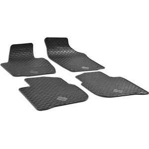 Walser DirtGuard rubberen voetmatten geschikt voor Seat Toledo IV 07/2012-04/2019, Skoda Rapid 07/2012-12/2019