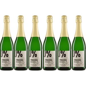 6 flessen Vinnocence Mousserend 0% | Alcoholvrije sparkling wijn | Biologisch | Duitse wijn | Alcoholvrij