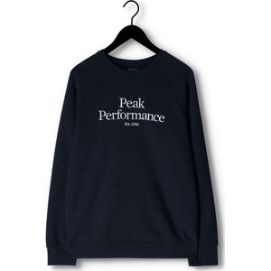 Peak Performance M Original Crew Truien & Vesten Heren - Sweater - Hoodie - Vest- Blauw - Maat S