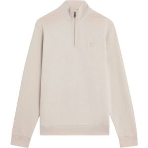 Lyle & Scott - Trui Beige Lyle&scott Superfine Quarter Zip Sweaters Beige Ml2258ton