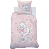 Disney Aristocats Dekbedovertrek Love - Eenpersoons - 140 x 200 cm - Katoen