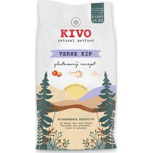 Kivo Petfood Puppybrokken Verse Kip Puppy - 14 kg - Koudgeperst - Glutenvrij