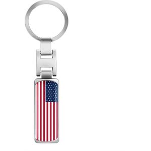 CHPN - Sleutelhanger van Amerika - Amerikaanse vlag - Sleutelhanger - Keychain - America - Cadeau - Vlag - USA Keychain