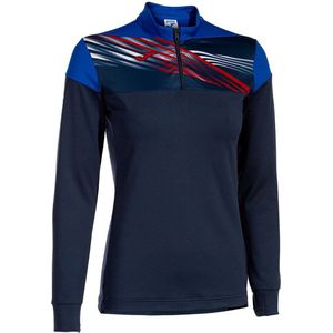 Joma Elite X Halve Rits Sweatshirt Blauw L Vrouw