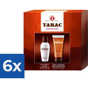 Tabac Original Aftershave Lotion & Douchegel Giftset 1ST - Voordeelverpakking 6 stuks