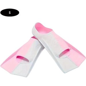 Bovista Zwemvliezen Voor Kinderen & Volwassenen - Flippers - Zwemflippers - Snorkelset - Roze/Wit - Maat S
