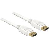 Premium DisplayPort kabel - versie 1.2 (4K 60Hz) / wit - 2 meter