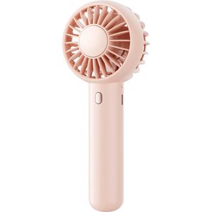 Zavira® Mini ventilator - Hand - Tafel - Oplaadbare USB-ventilator - Roze