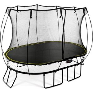 Springfree Trampoline O77 – Ovale Trampoline 2,4 x 3,4 m met Veiligheidsnet, Zonder Veren, Outdoor, Max. 100 kg