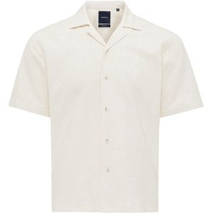 TRESANTI | ELIA | Short Sleeve Shirt with Organic Structure | wit | Size S