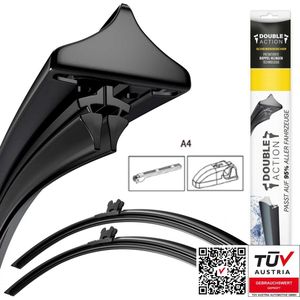 DoubleAction Ruitenwissers | Audi A4, bj 11.2003 - 06.2008