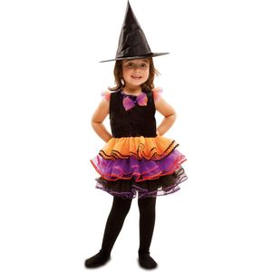 VIVING COSTUMES / JUINSA - Fantasy heks kostuum voor meisjes - 110/116 (5-6 jaar) - Kinderkostuums