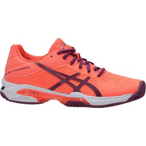 Asics Gel-Resolution 7 Sportschoenen - Maat 37 - Vrouwen - oranje/paars