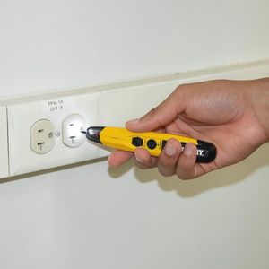 Verstelbare contactloze spanningsdetector met zaklamp - 12-1000V AC