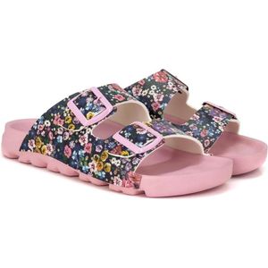 GOBY Gebloemd Slipper – Handgemaakt – Premium Kwaliteit – Maat 38