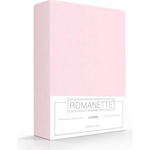 Romanette Laken 100% Katoen  Roze  100% Katoen Lits-jumeaux laken 240x260