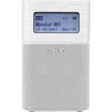 Sony XDR-V1BTD - Draagbare DAB+ radio met Bluetooth en wekker - Wit